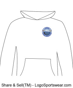 Women's Hoodie - White Design Zoom
