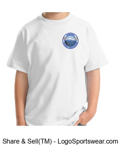 Youth T-Shirt - White Design Zoom