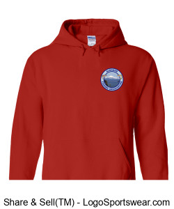 Youth Sweatshirt - Red Design Zoom