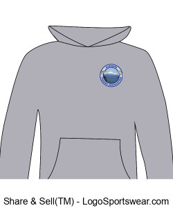 Women's Hoodie - Gray Design Zoom