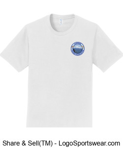 Men's Short Sleeved T-Shirt - White Design Zoom