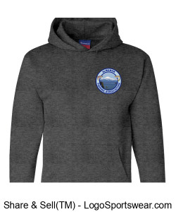 Men's Champion Hoodie - Gray Design Zoom